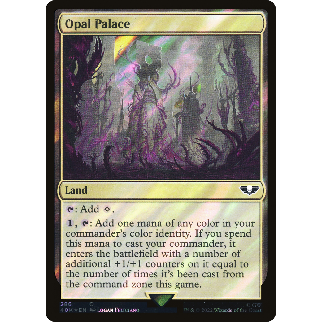 Opal Palace (40K-286) - Warhammer 40,000 Commander Foil