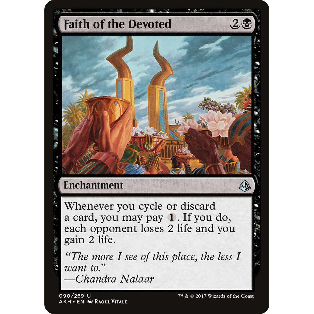 Faith of the Devoted (AKH-090) - Amonkhet Foil