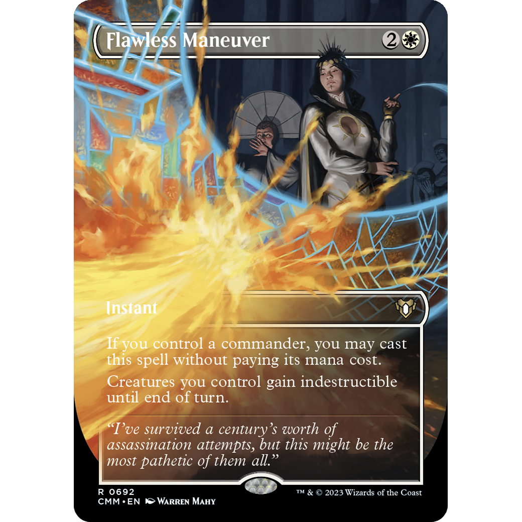 Flawless Maneuver (CMM-692) - Commander Masters (Borderless) Foil