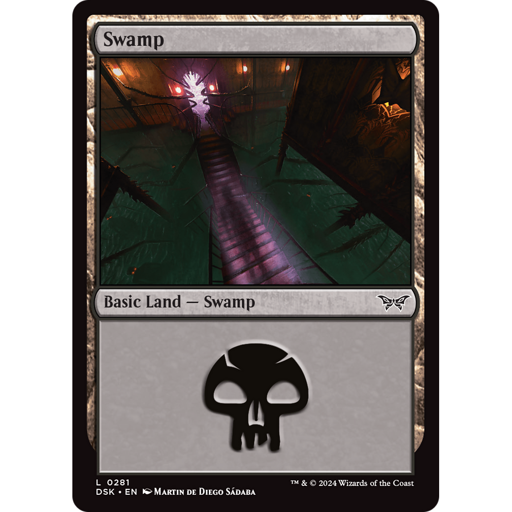Swamp (DSK-281) - Duskmourn: House of Horror Foil
