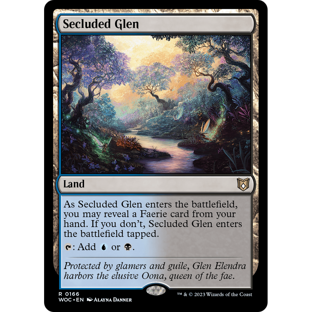 Secluded Glen (WOC-166) - Wilds of Eldraine Commander