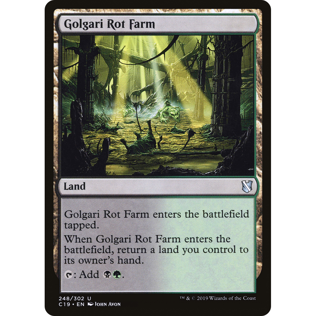 Golgari Rot Farm (C19-248) - Commander 2019