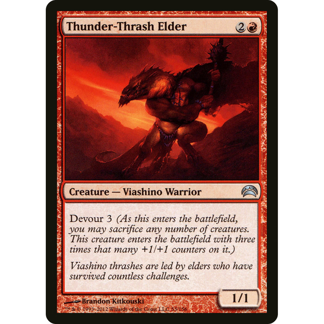 Thunder-Thrash Elder (PC2-053) - Planechase 2012 Foil