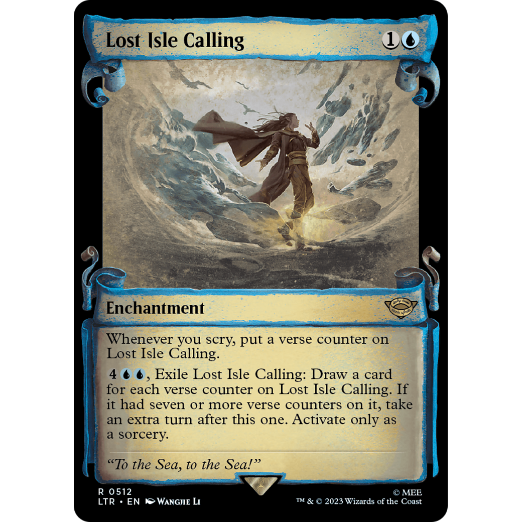 Lost Isle Calling (LTR-512) - The Lord of the Rings: Tales of Middle-earth: (Showcase) Foil