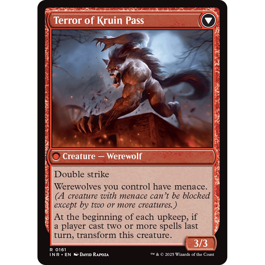Kruin Outlaw // Terror of Kruin Pass (INR-161) - Innistrad Remastered Foil