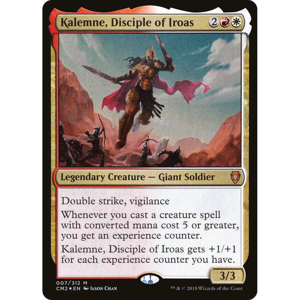 Kalemne, Disciple of Iroas (CM2-007) - Commander Anthology Volume II Foil