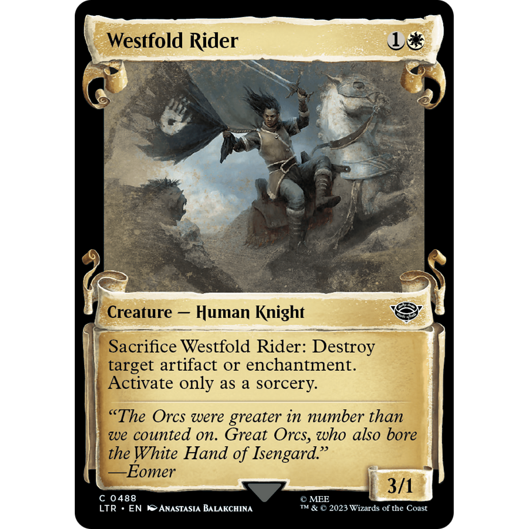 Westfold Rider (LTR-488) - The Lord of the Rings: Tales of Middle-earth: (Showcase)