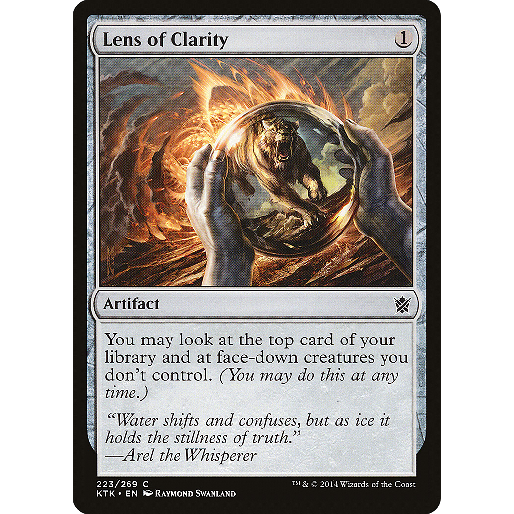 Lens of Clarity (KTK-223) - Khans of Tarkir