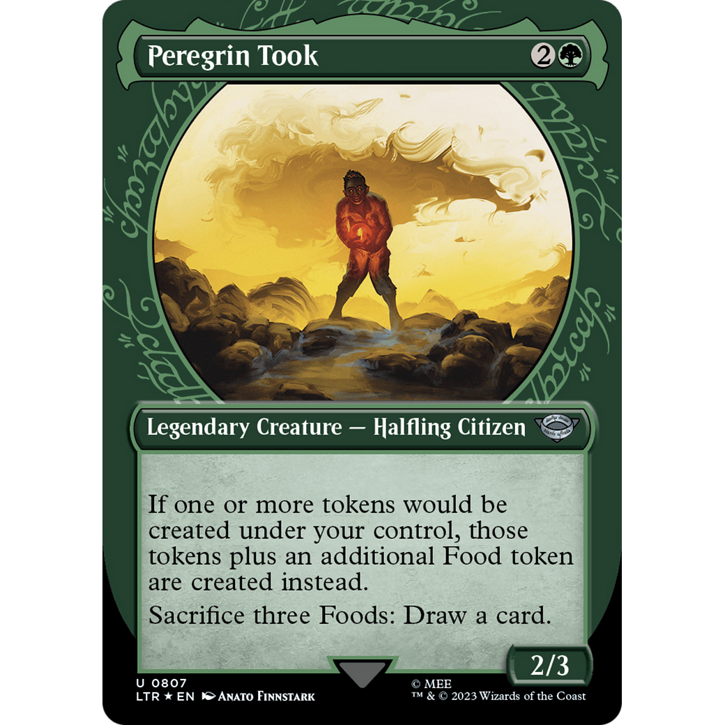 Peregrin Took (LTR-807) - The Lord of the Rings: Tales of Middle-earth: (Showcase) (Borderless) Foil