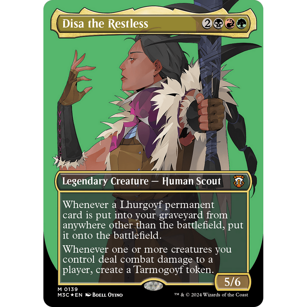 Disa the Restless (M3C-139) - Modern Horizons 3 Commander (Borderless) Foil