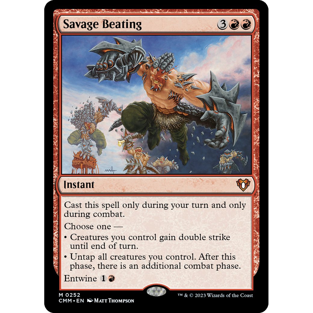 Savage Beating (CMM-252) - Commander Masters