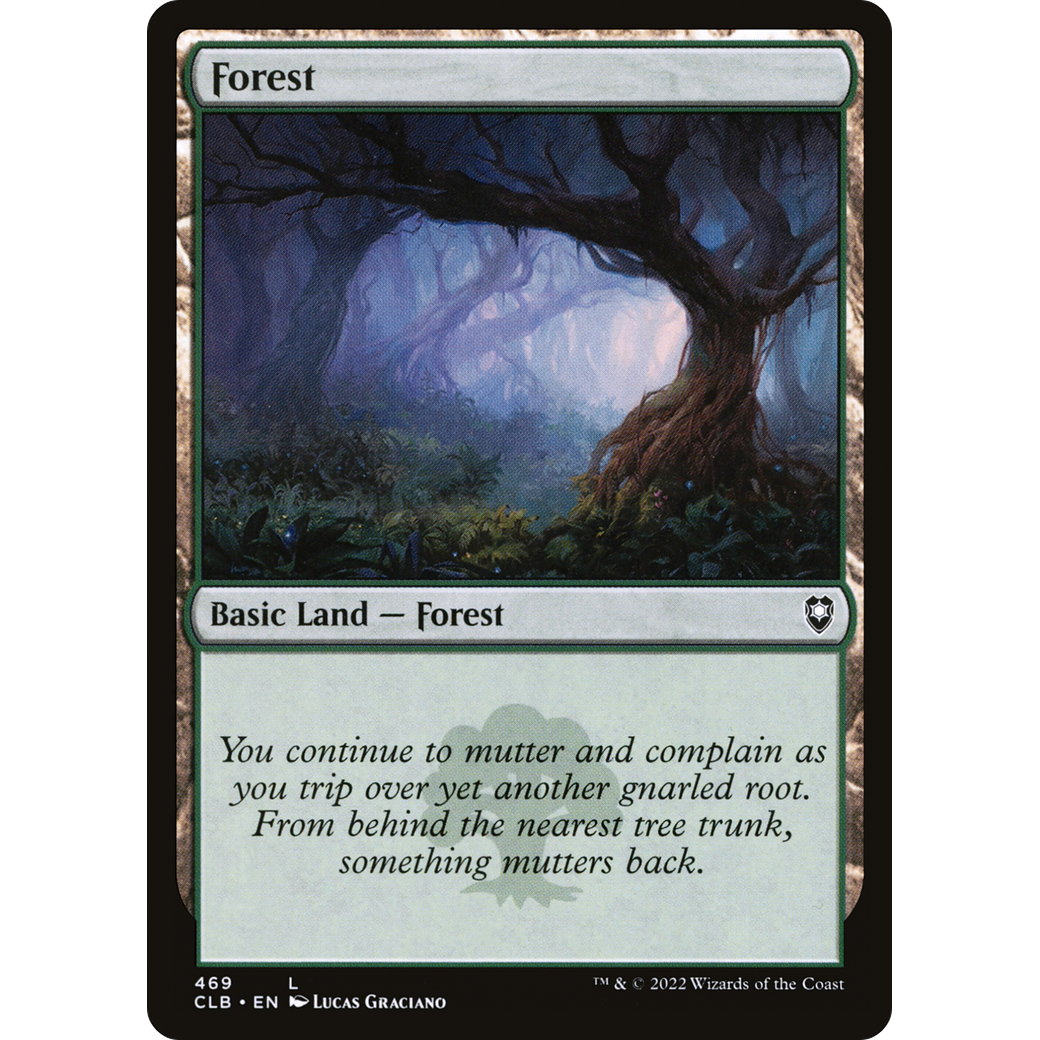 Forest (CLB-469) - Commander Legends: Battle for Baldur's Gate Foil