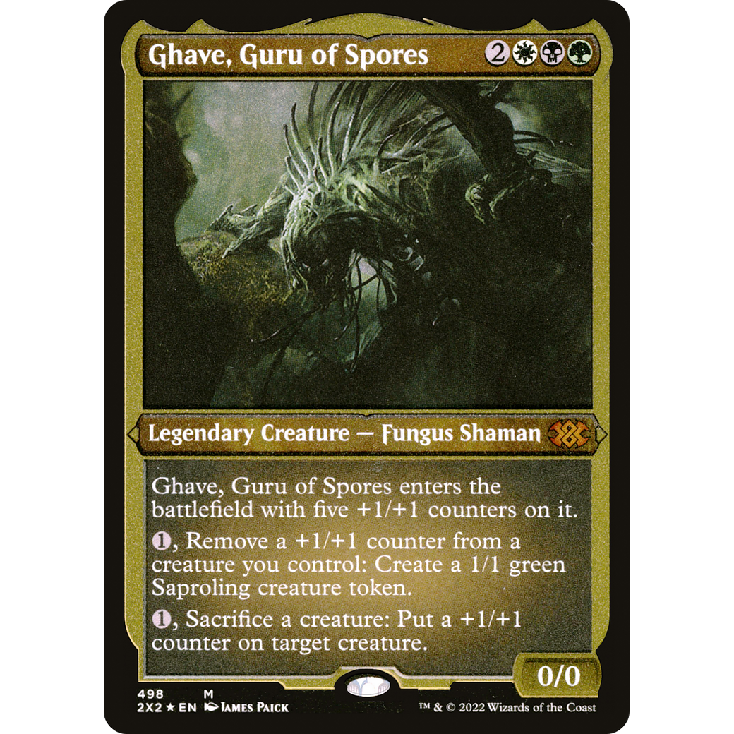 Ghave, Guru of Spores (Foil Etched) (2X2-498) - Double Masters 2022 Foil