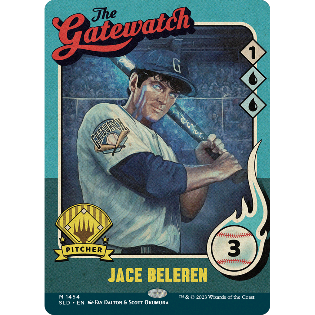 Jace Beleren (1454) (SLD-1454) - Secret Lair Drop: (Full Art) (Borderless) Foil