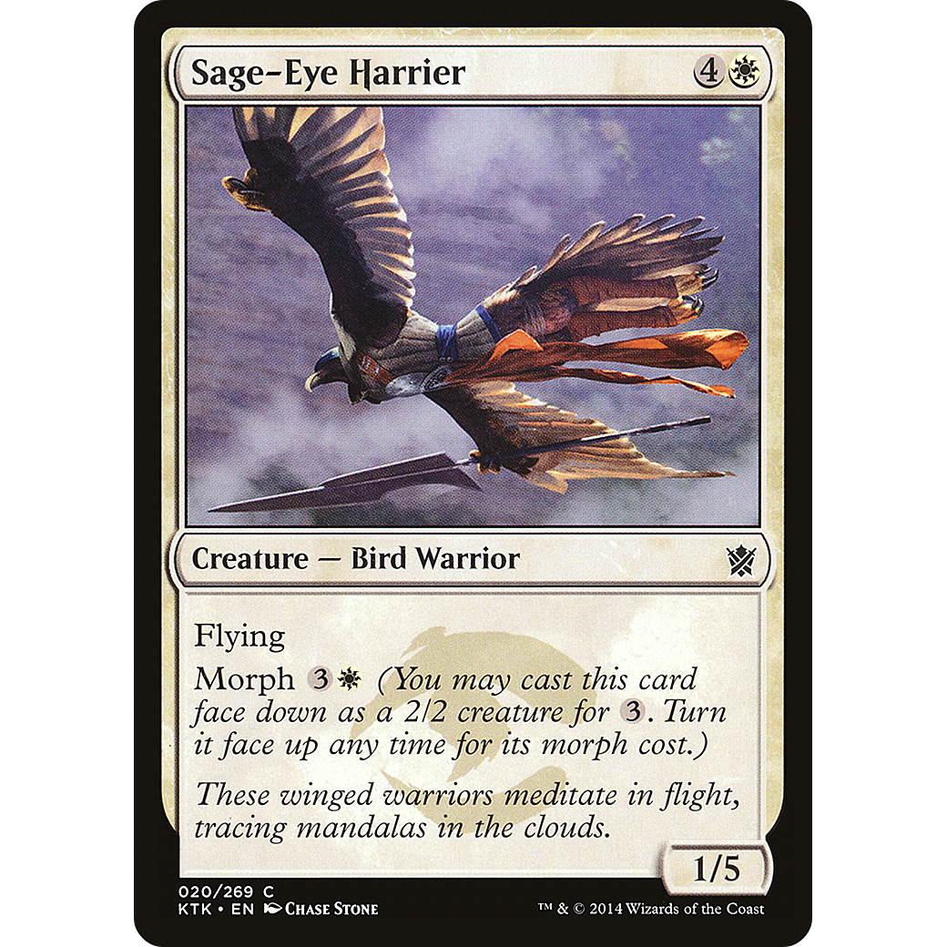 Sage-Eye Harrier (KTK-020) - Khans of Tarkir Foil