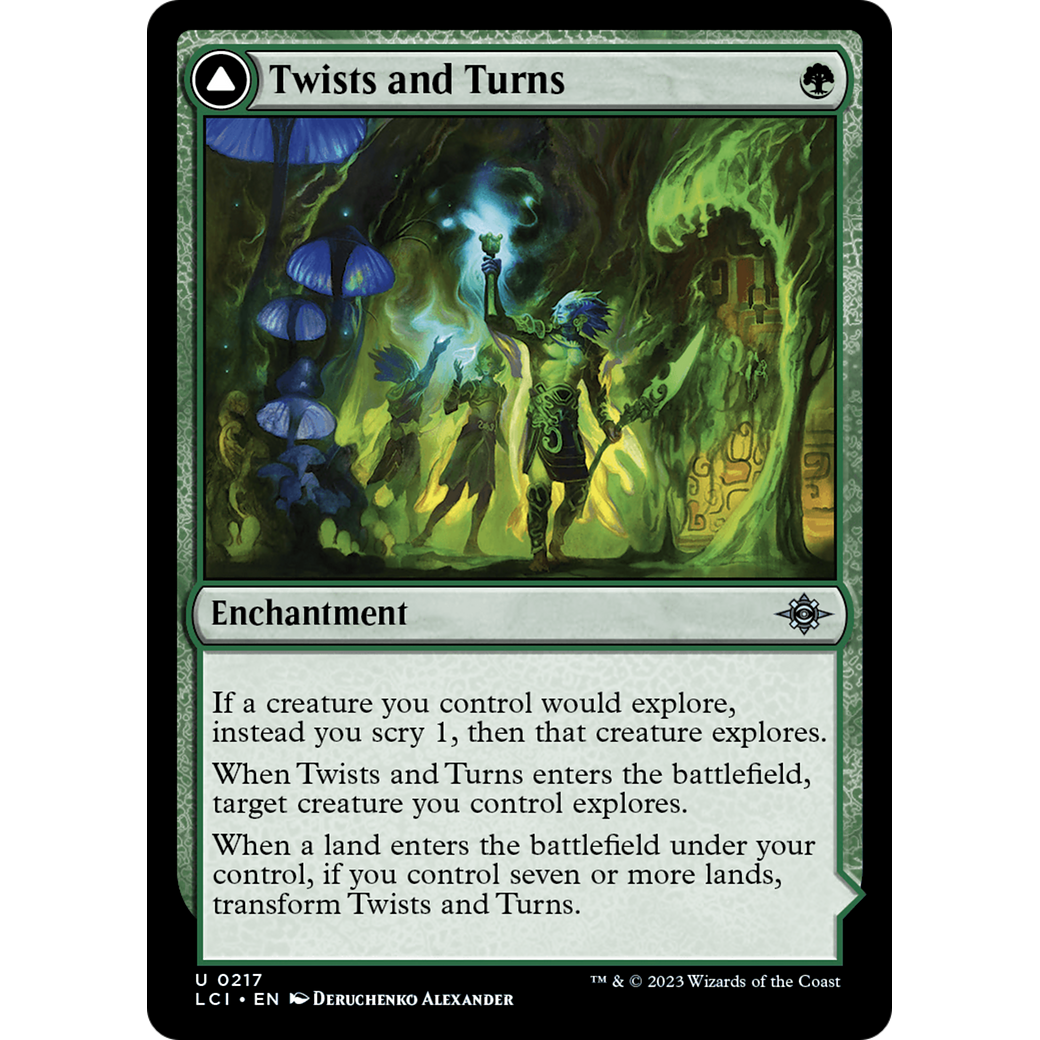 Twists and Turns // Mycoid Maze (LCI-217) - The Lost Caverns of Ixalan Foil
