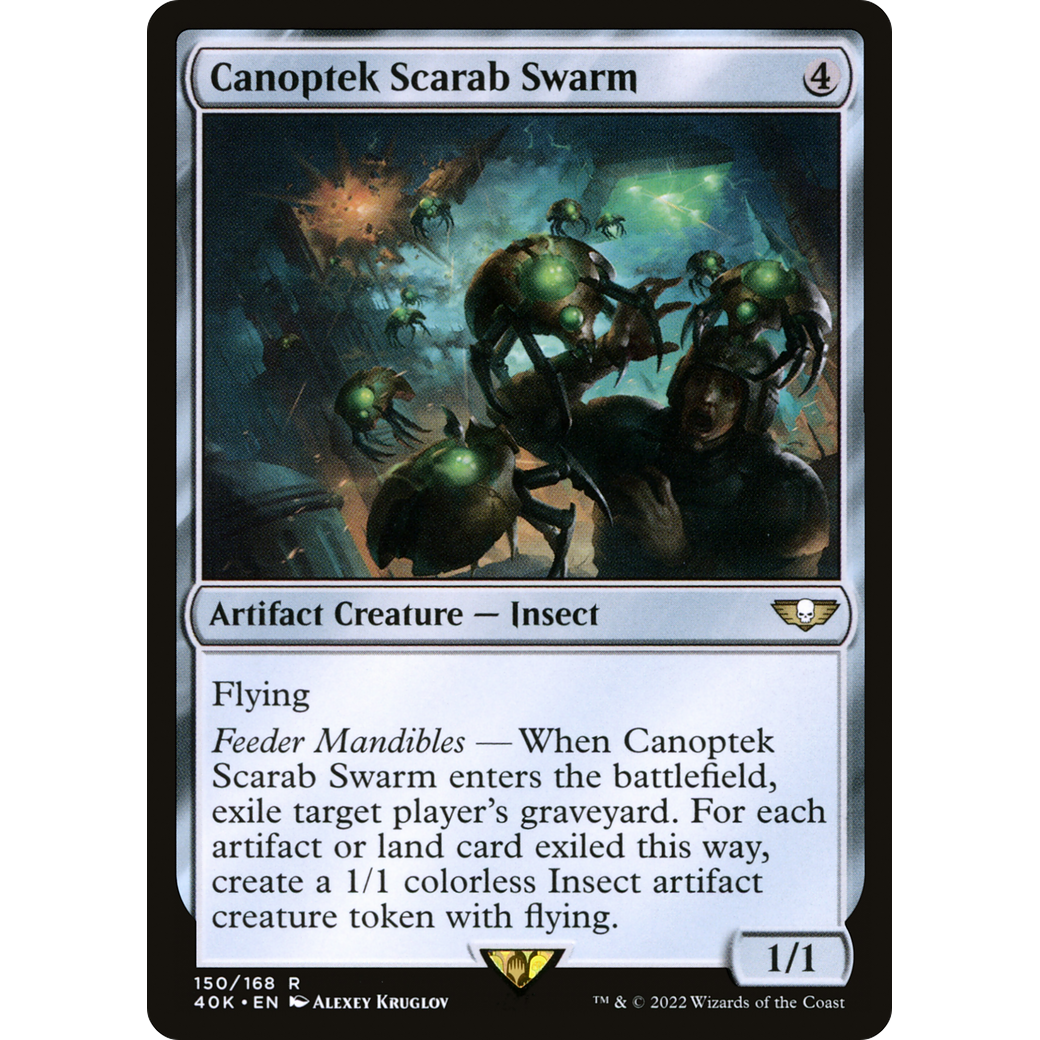 Canoptek Scarab Swarm (40K-150) - Warhammer 40,000 Commander