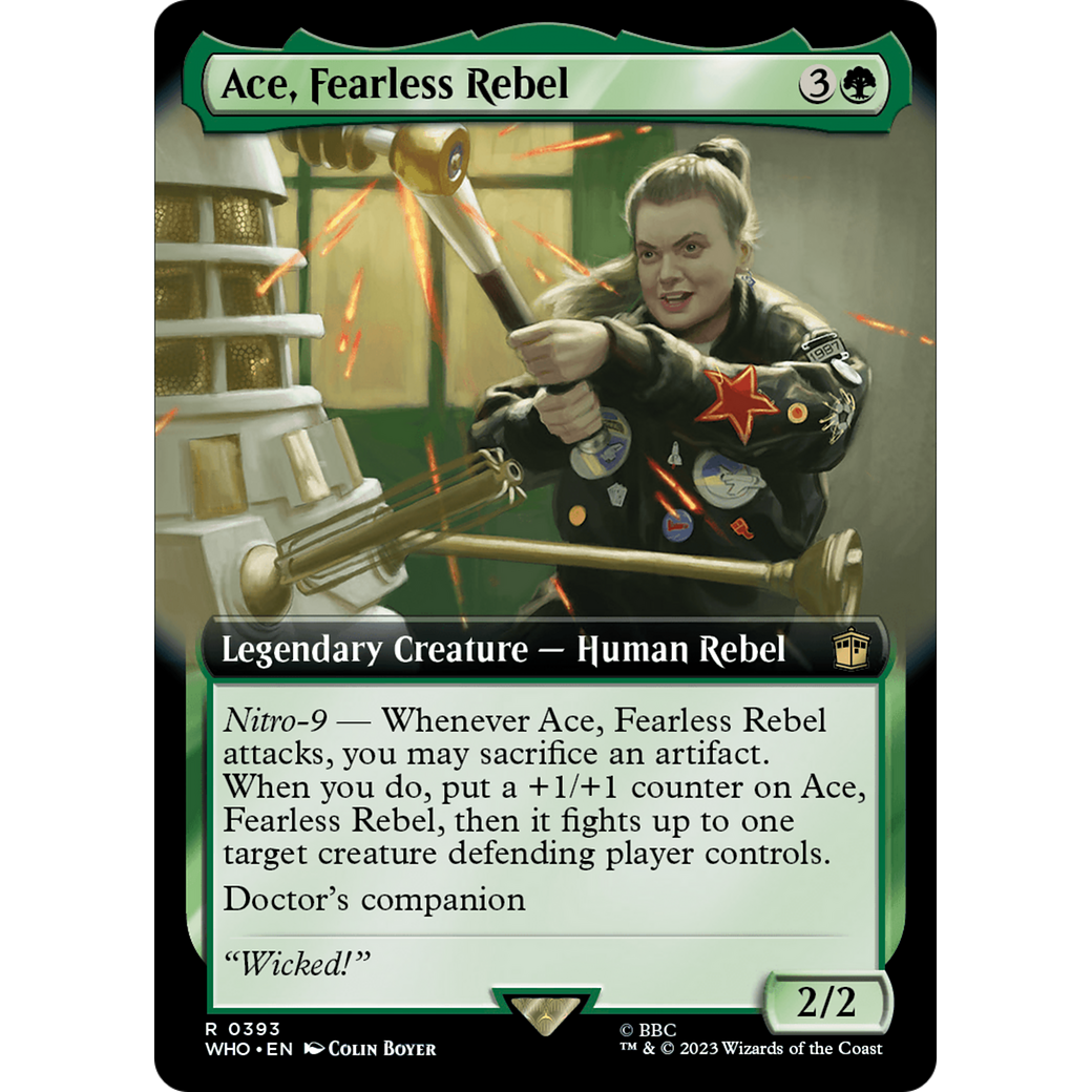 Ace, Fearless Rebel (Extended Art) (WHO-393) - Doctor Who: (Extended Art)