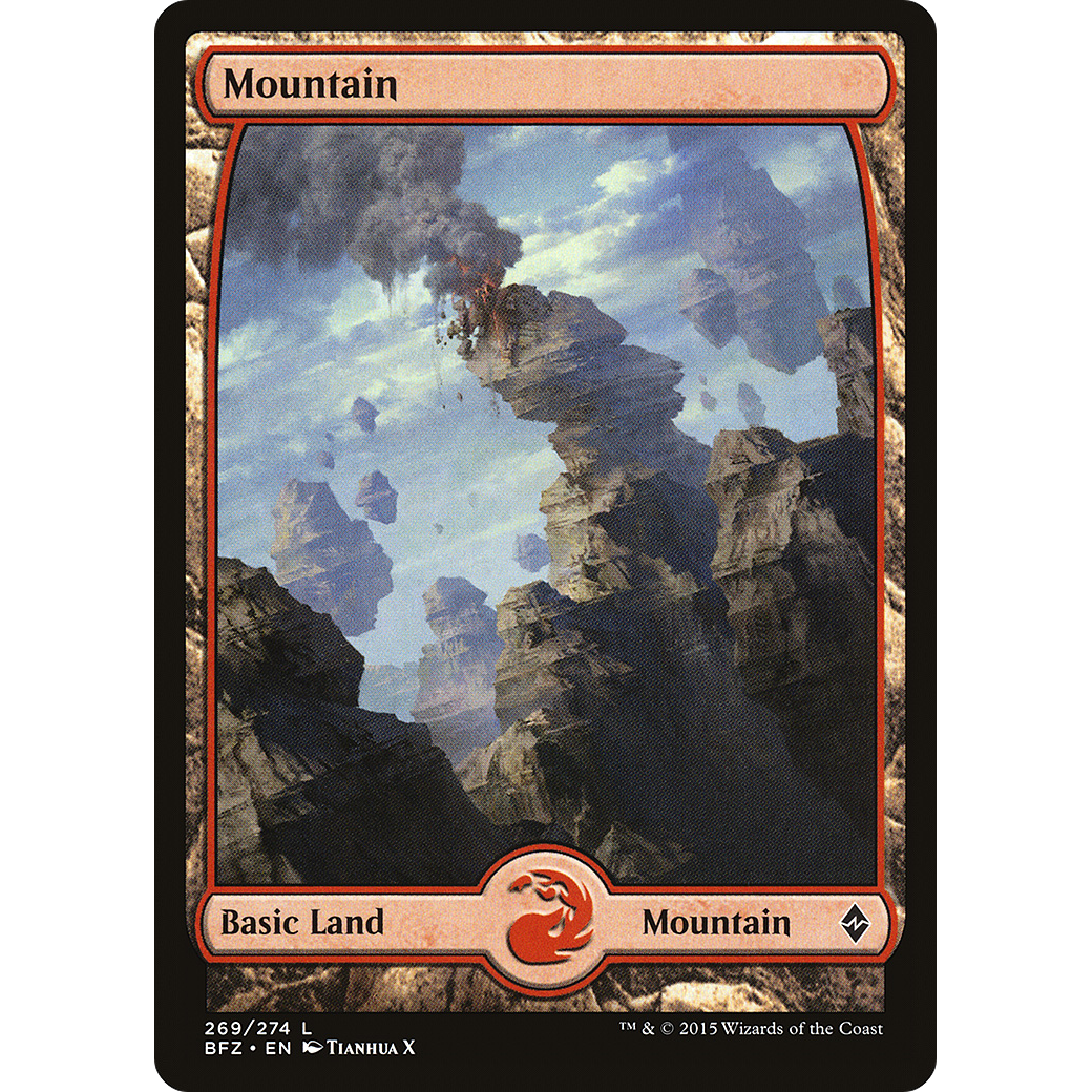 Mountain (269) - Full Art (BFZ-269) - Battle for Zendikar