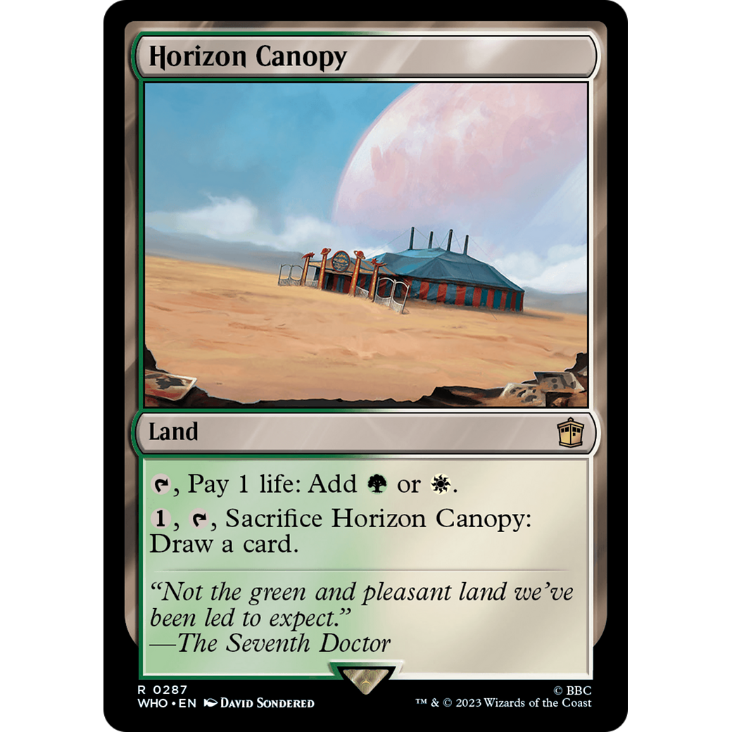Horizon Canopy (WHO-287) - Doctor Who