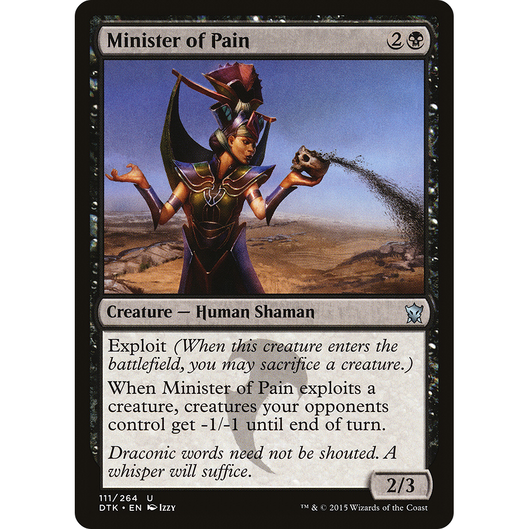 Minister of Pain (DTK-111) - Dragons of Tarkir