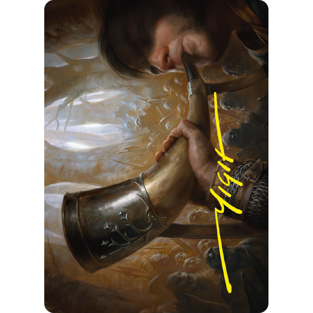 Horn of Gondor // Horn of Gondor (ALTR-029) - Tales of Middle-earth Art Series (Borderless) Foil