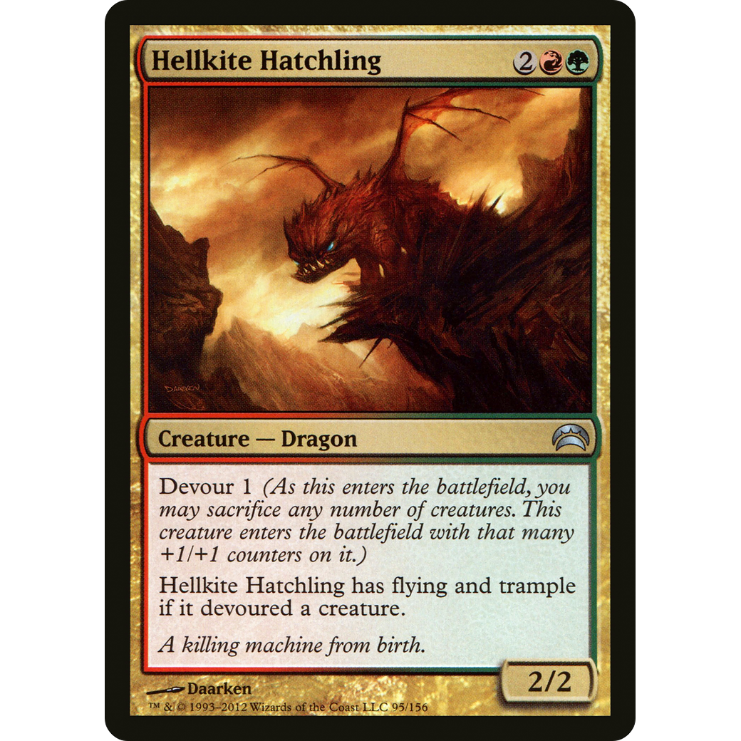 Hellkite Hatchling (PC2-095) - Planechase 2012 Foil