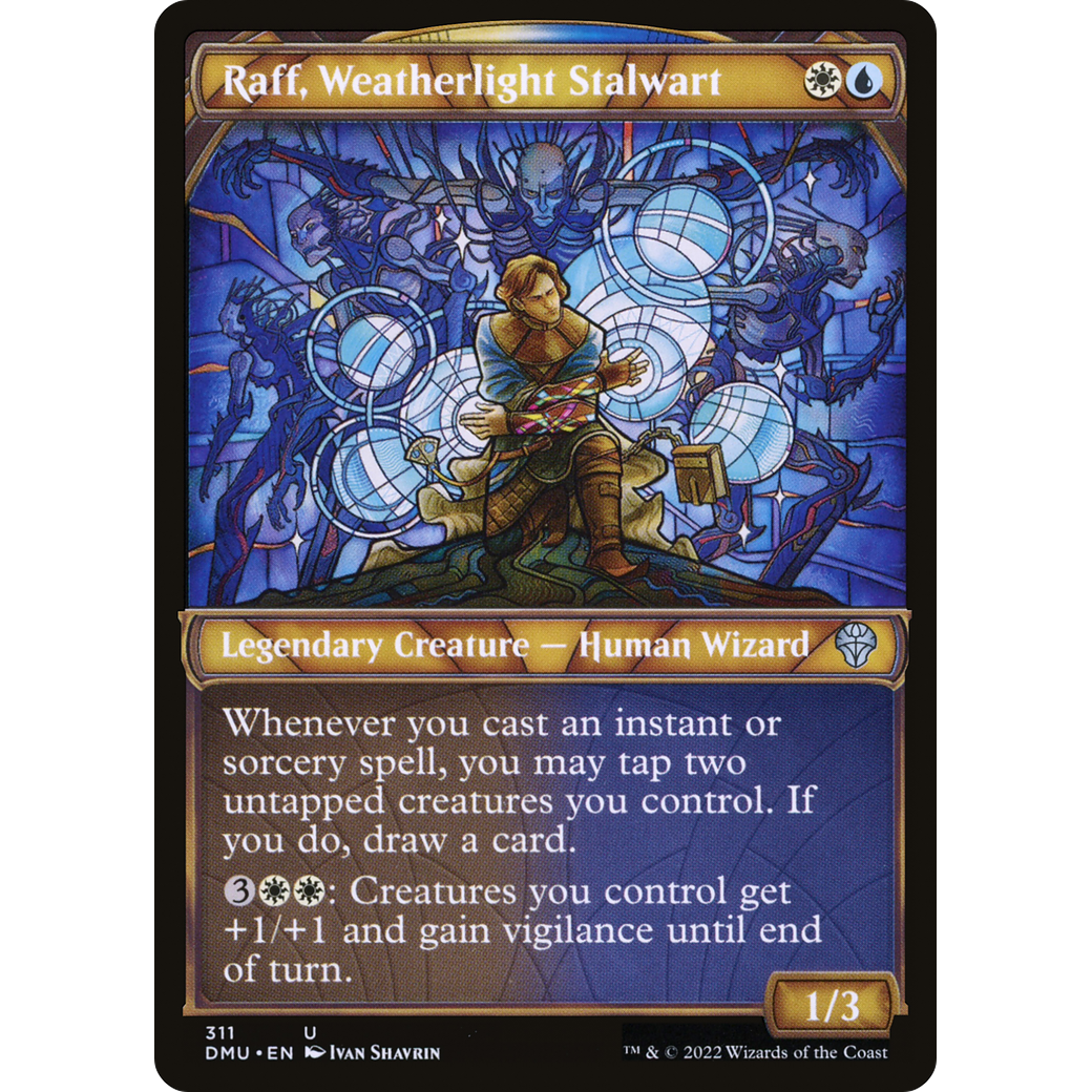Raff, Weatherlight Stalwart (Showcase) (DMU-311) - Dominaria United: (Showcase) Foil