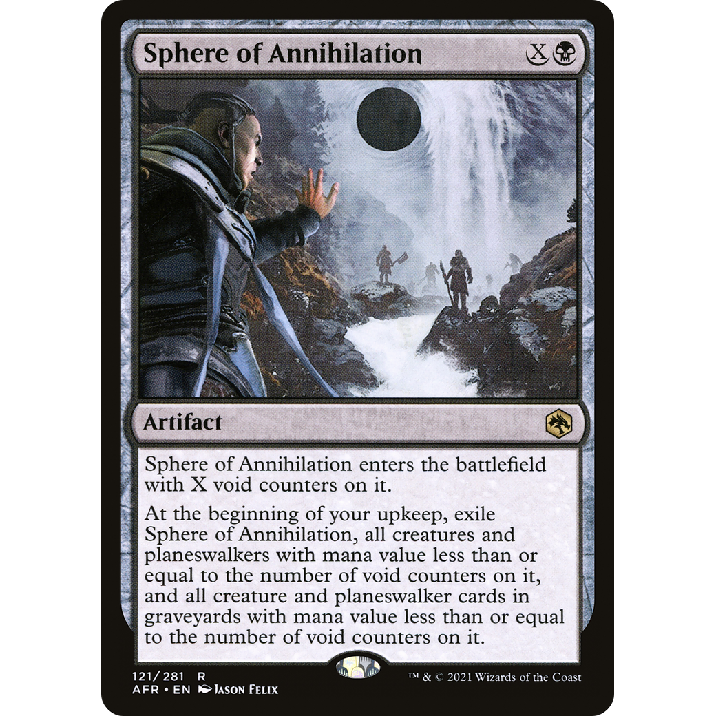 Sphere of Annihilation (AFR-121) - Adventures in the Forgotten Realms Foil