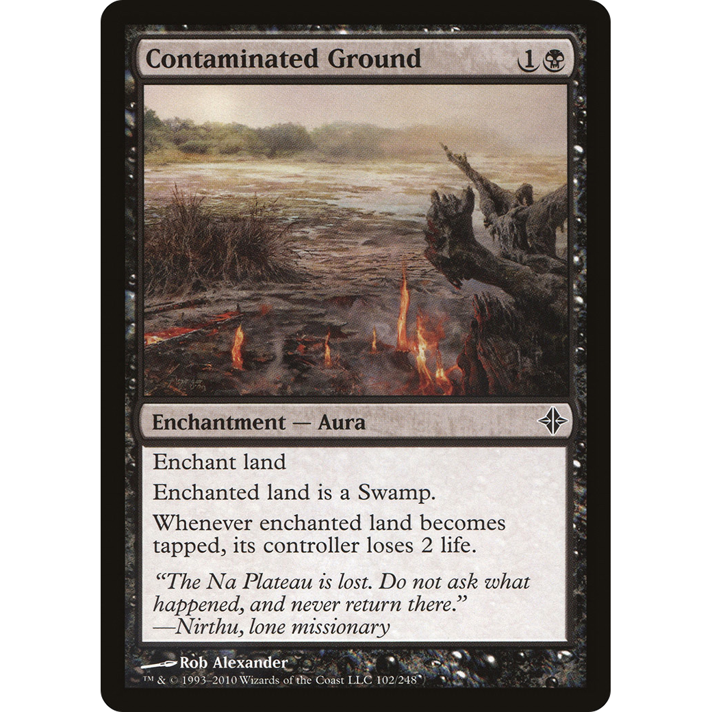 Contaminated Ground (ROE-102) - Rise of the Eldrazi Foil