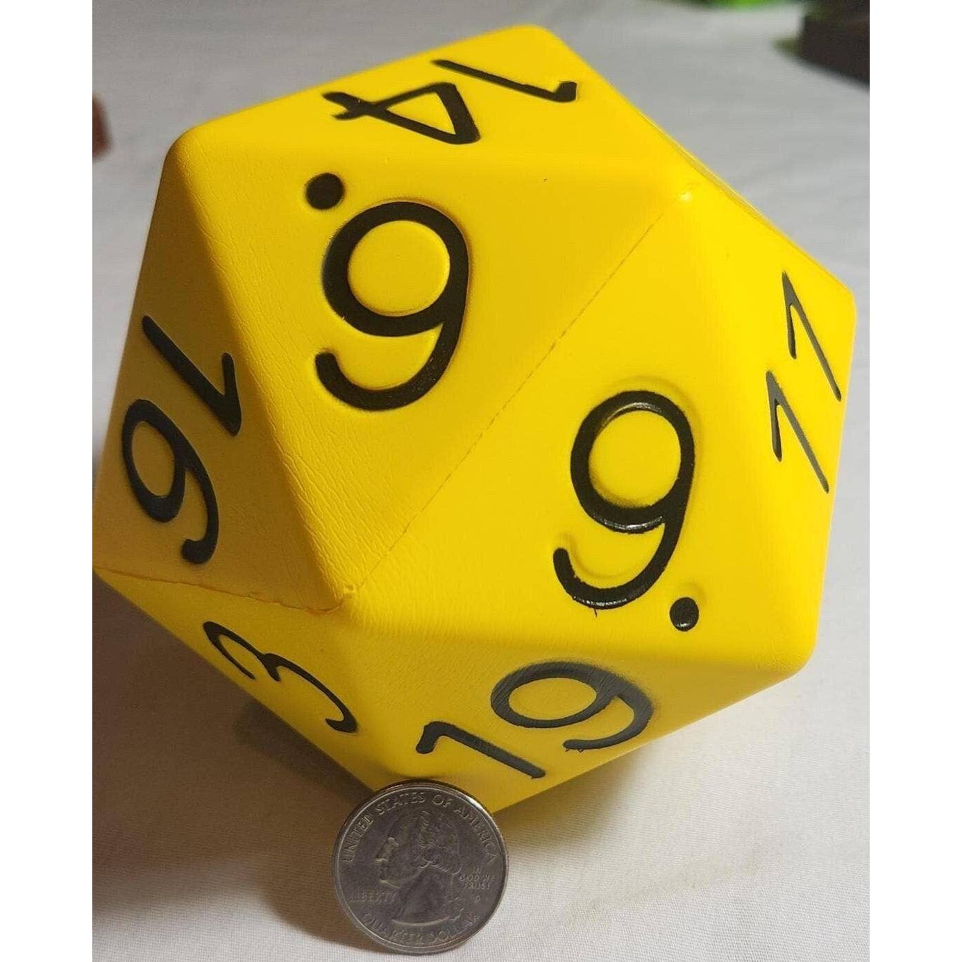Big Foam Dice 4 inch D20's (11 colors) by Zucati: Red