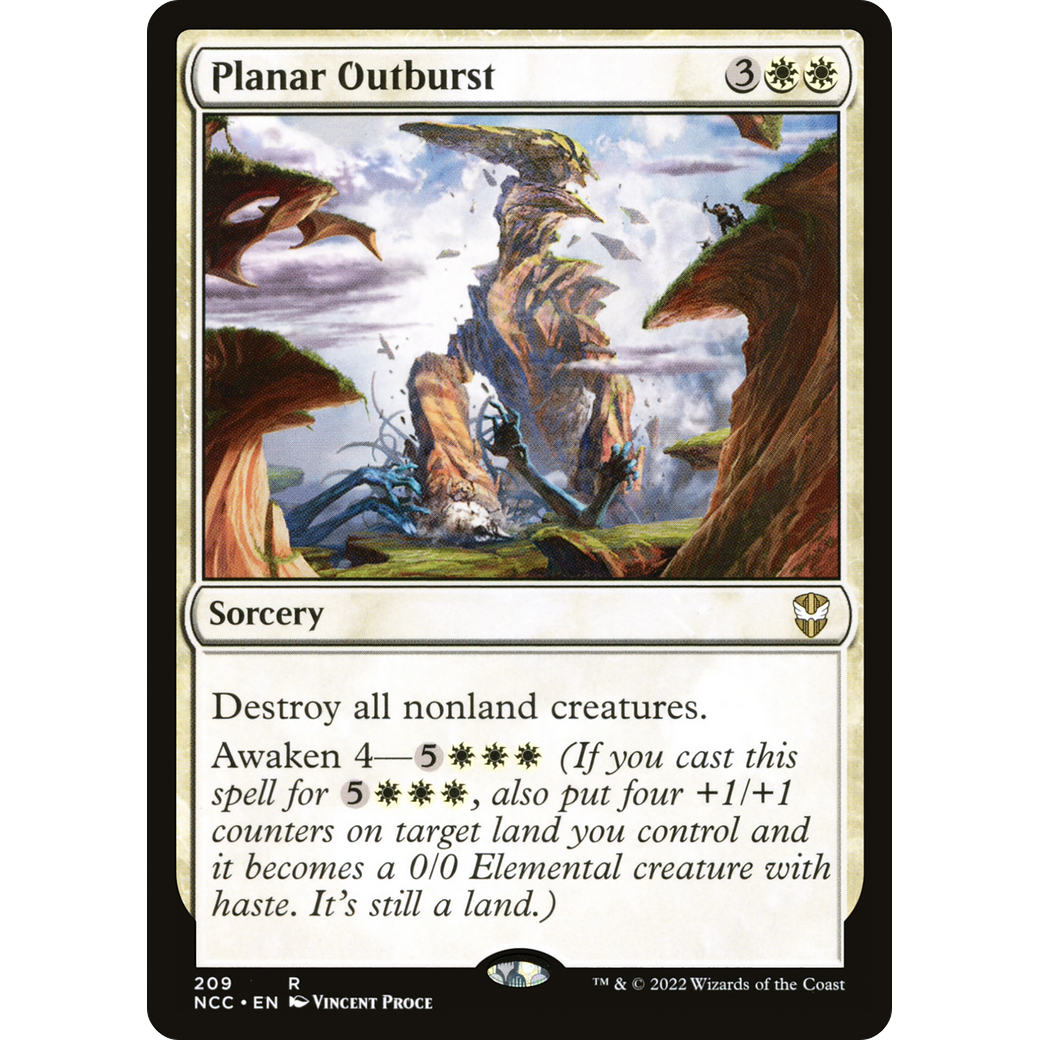 Planar Outburst (NCC-209) - New Capenna Commander