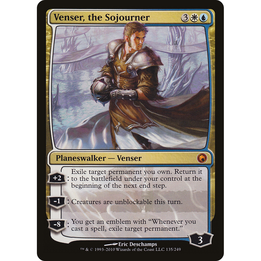 Venser, the Sojourner (SOM-135) - Scars of Mirrodin