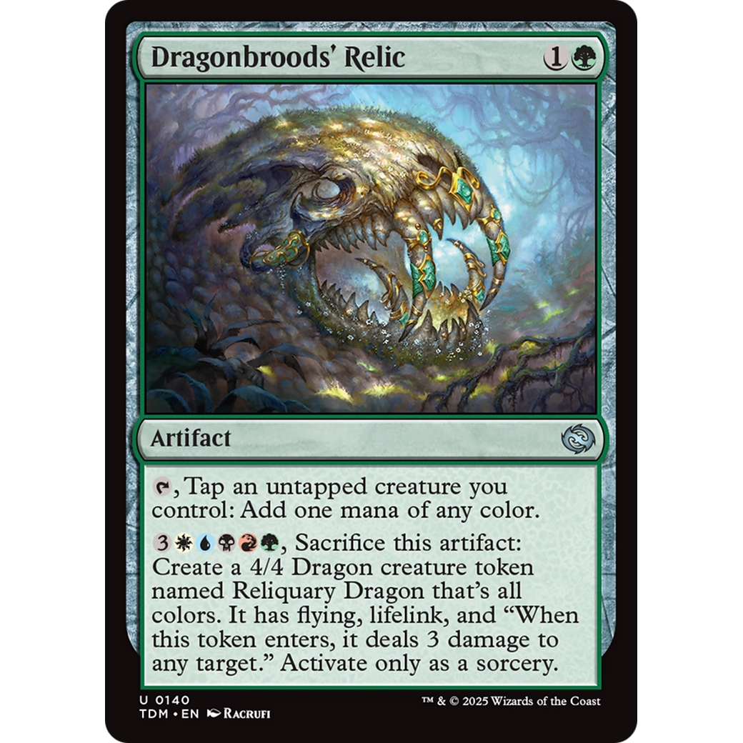 Dragonbroods' Relic (TDM-140) - Tarkir: Dragonstorm Foil
