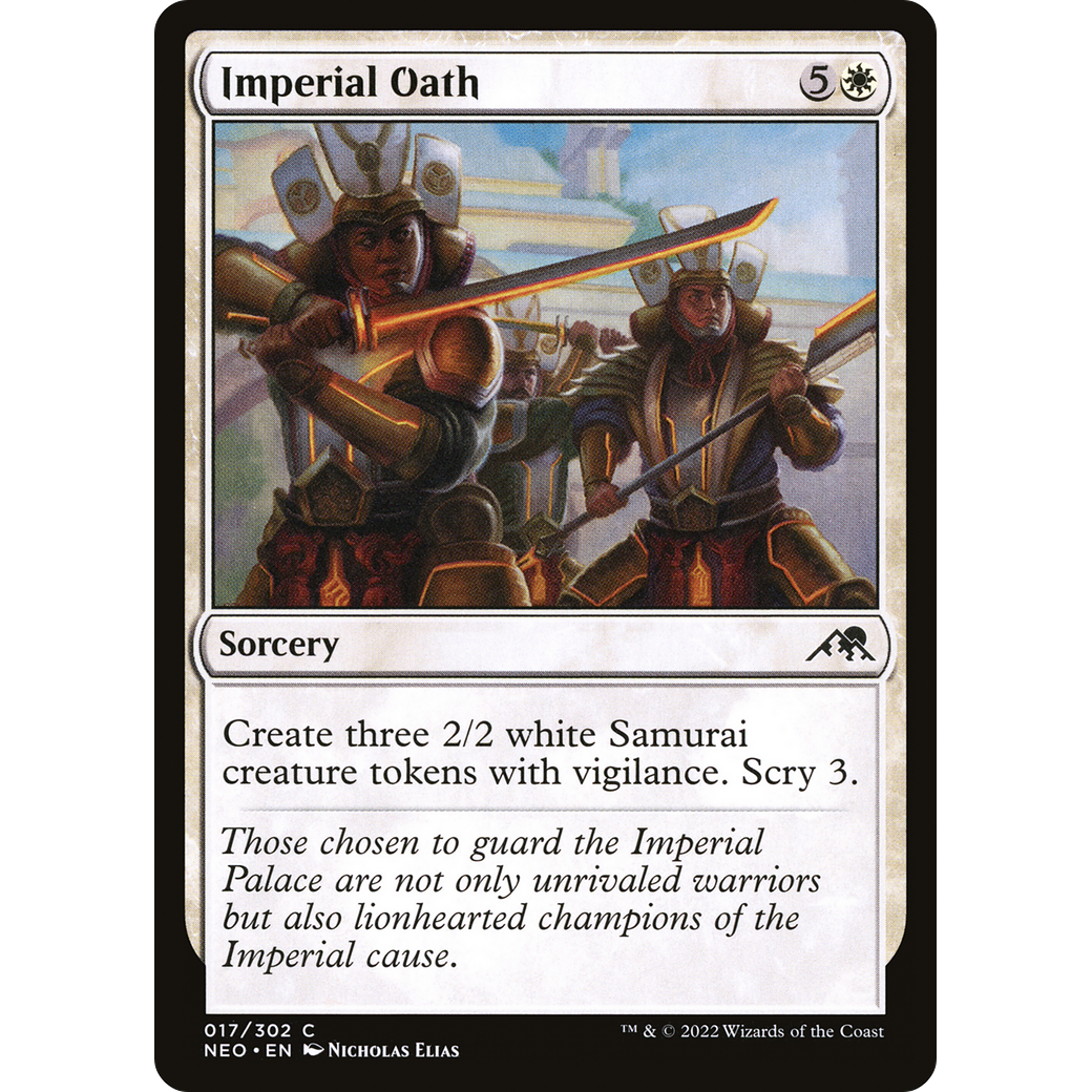 Imperial Oath (NEO-017) - Kamigawa: Neon Dynasty