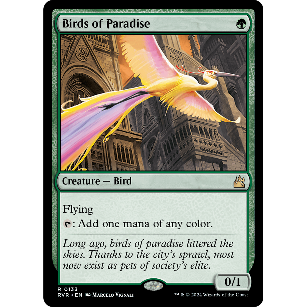 Birds of Paradise (RVR-133) - Ravnica Remastered Foil