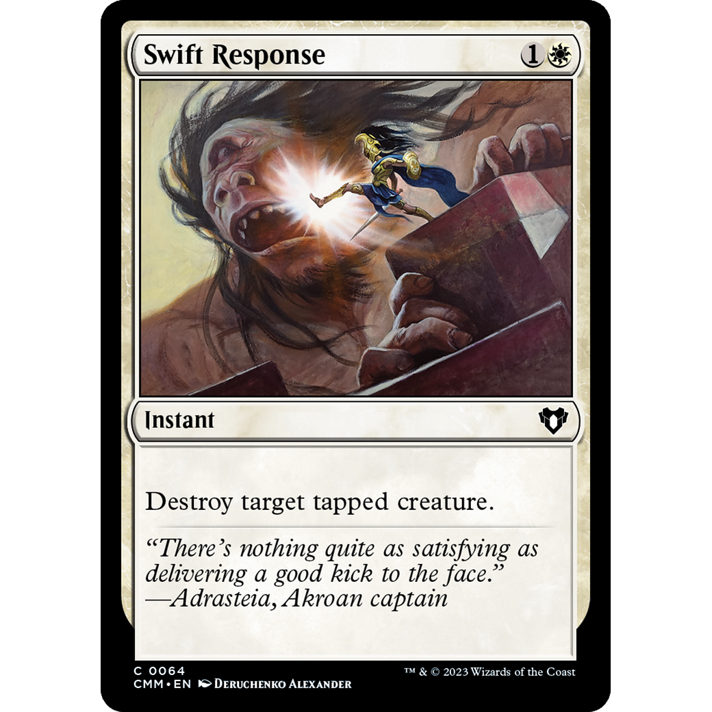 Swift Response (CMM-064) - Commander Masters