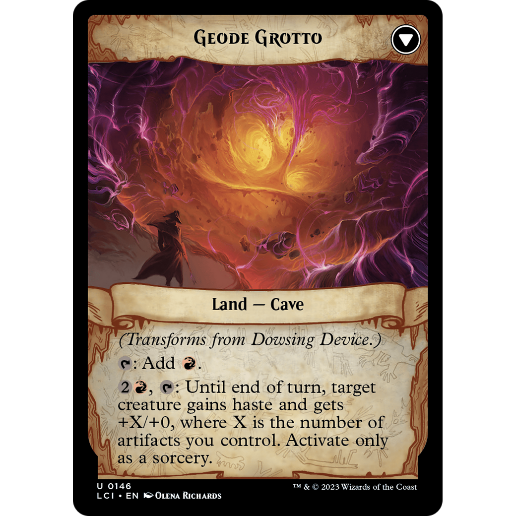 Dowsing Device // Geode Grotto (LCI-146) - The Lost Caverns of Ixalan Foil