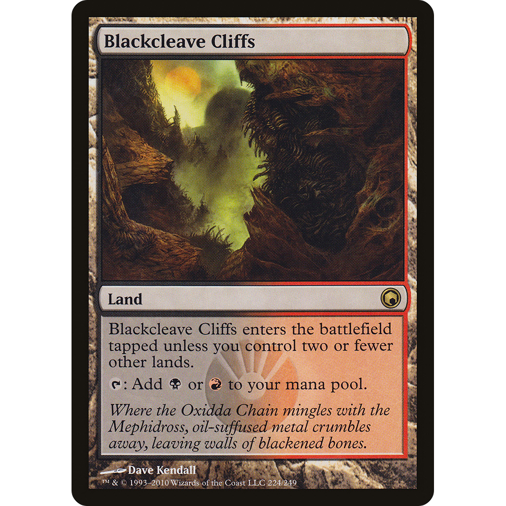 Blackcleave Cliffs (SOM-224) - Scars of Mirrodin