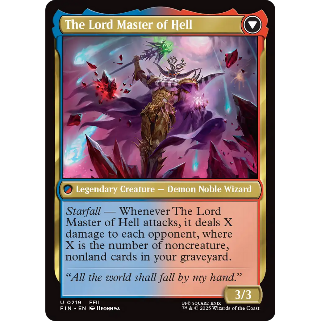 The Emperor of Palamecia // The Lord Master of Hell (FIN-219) - FINAL FANTASY Foil