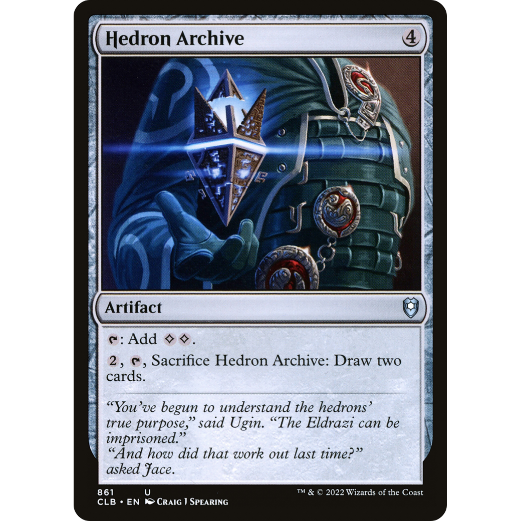 Hedron Archive (CLB-861) - Commander Legends: Battle for Baldur's Gate