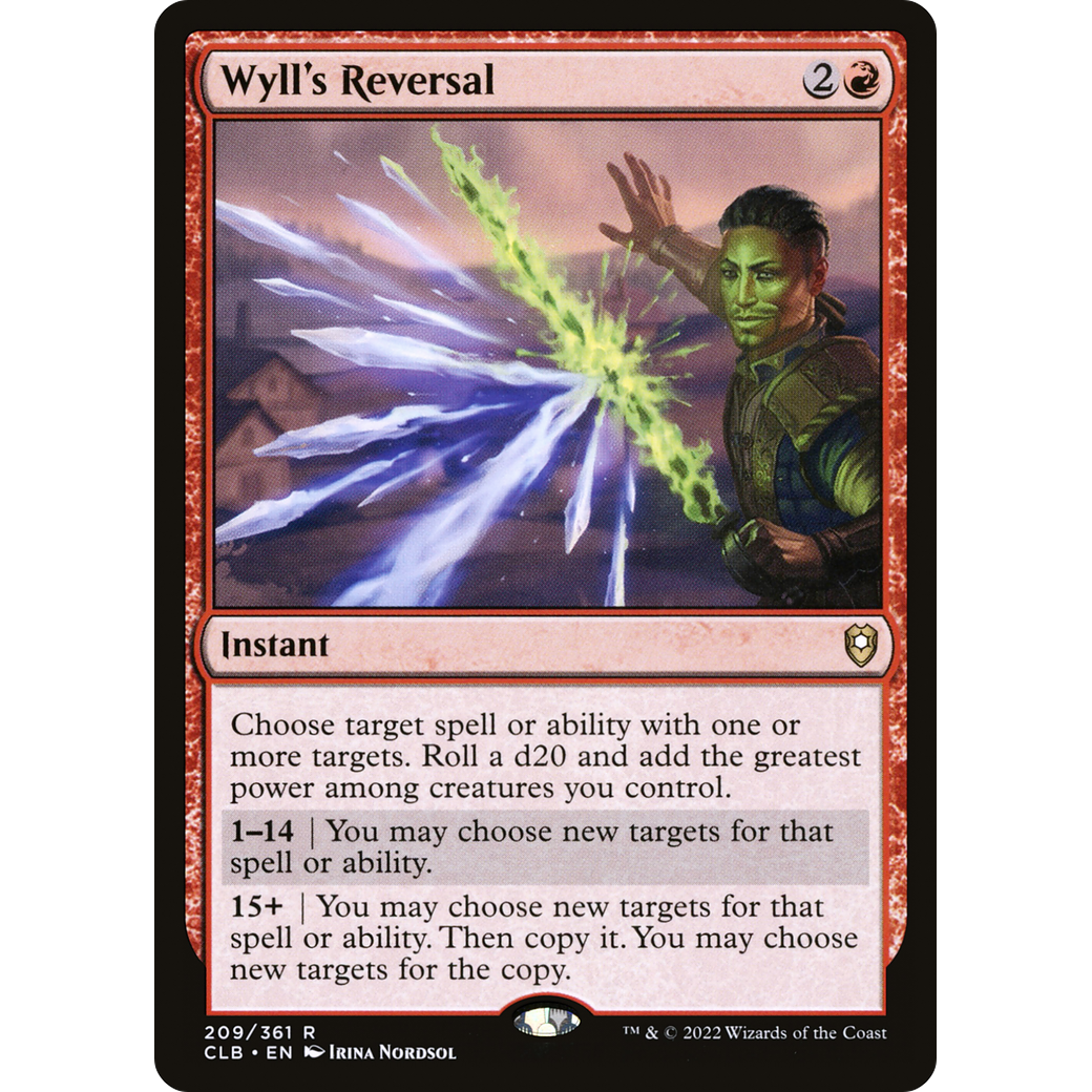 Wyll's Reversal (CLB-209) - Commander Legends: Battle for Baldur's Gate