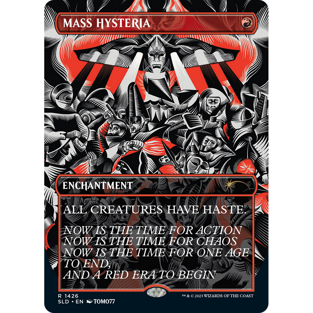 Mass Hysteria (SLD-1426) - Secret Lair Drop (Borderless)
