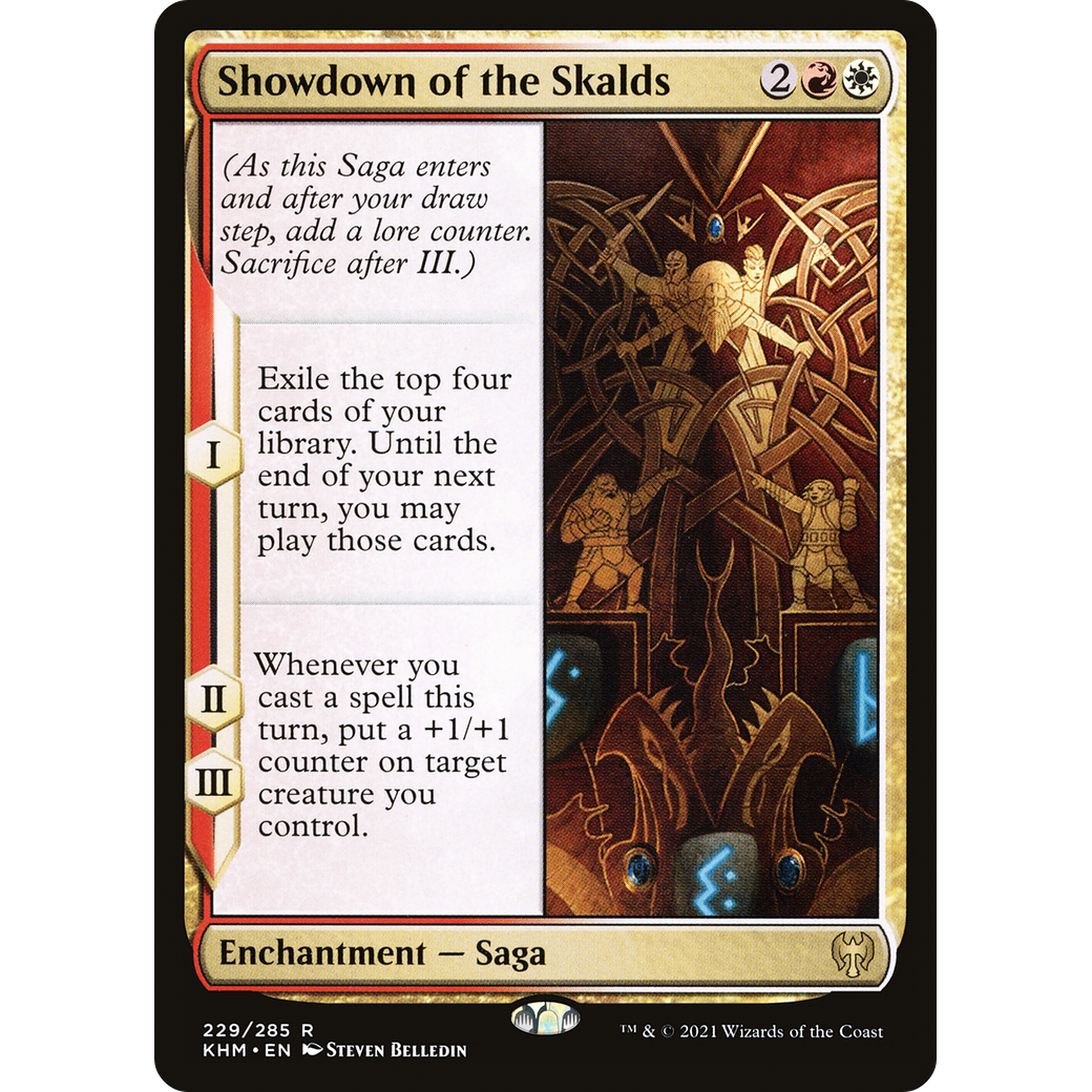 Showdown of the Skalds (KHM-229) - Kaldheim Foil