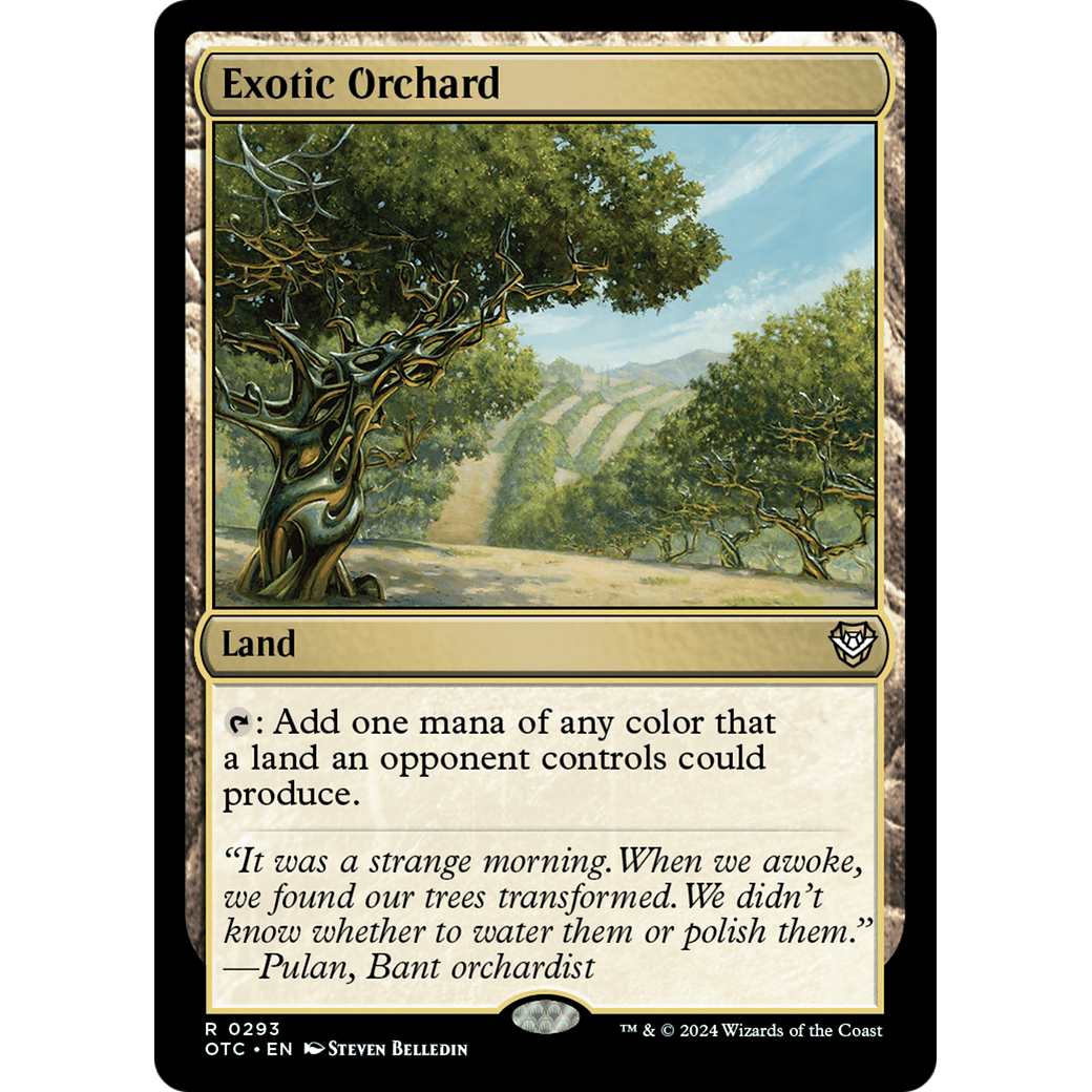 Exotic Orchard (OTC-293) - Outlaws of Thunder Junction Commander