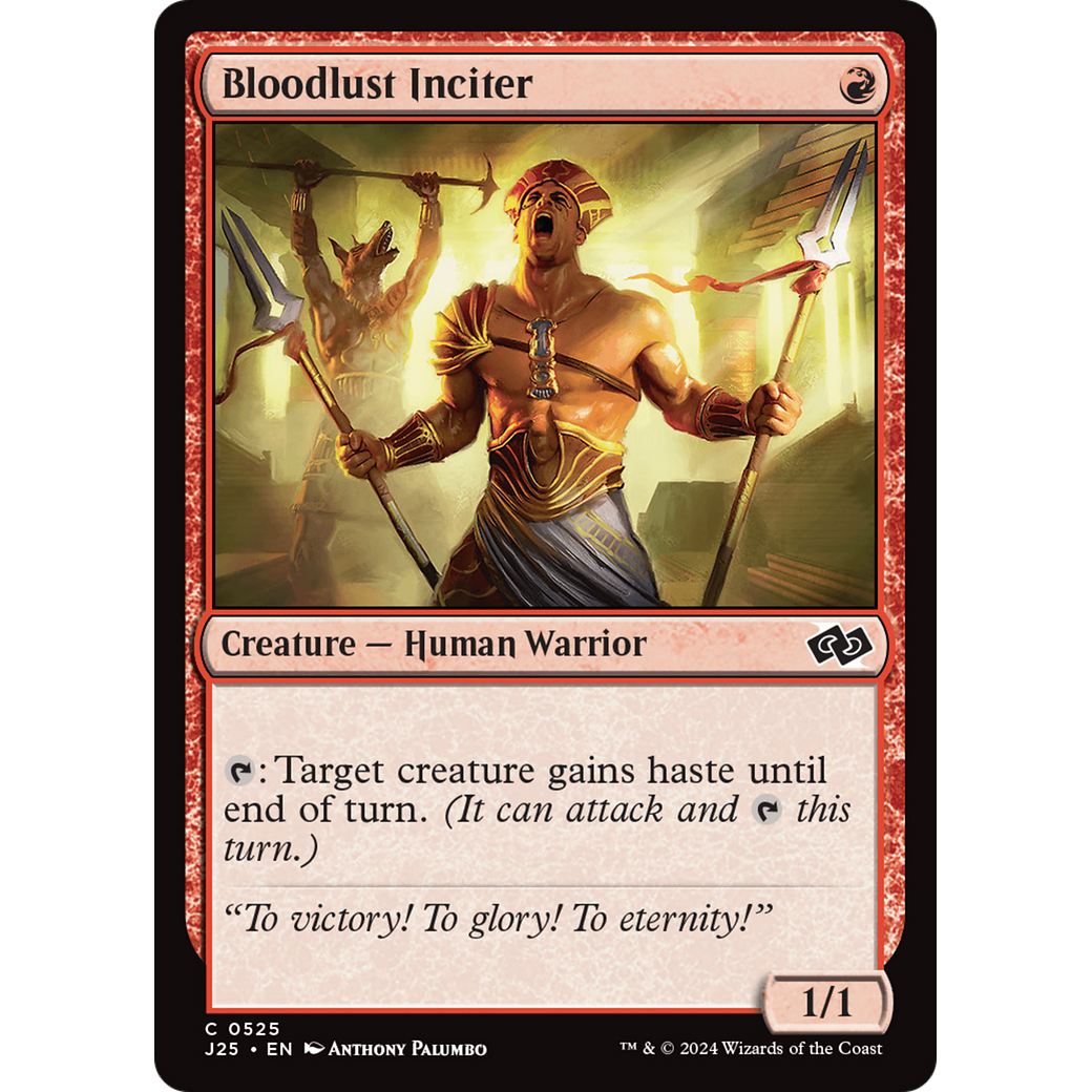 Bloodlust Inciter (J25-525) - Foundations Jumpstart