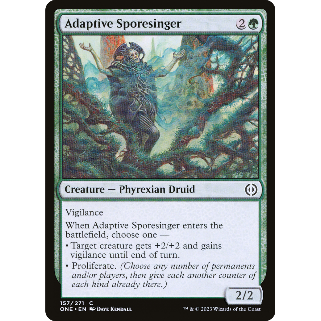 Adaptive Sporesinger (ONE-157) - Phyrexia: All Will Be One Foil