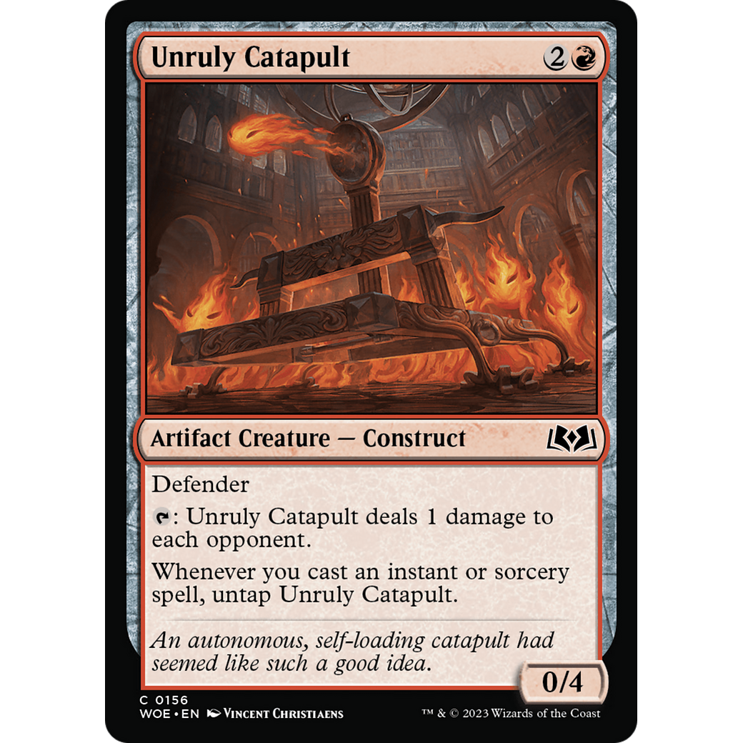 Unruly Catapult (WOE-156) - Wilds of Eldraine