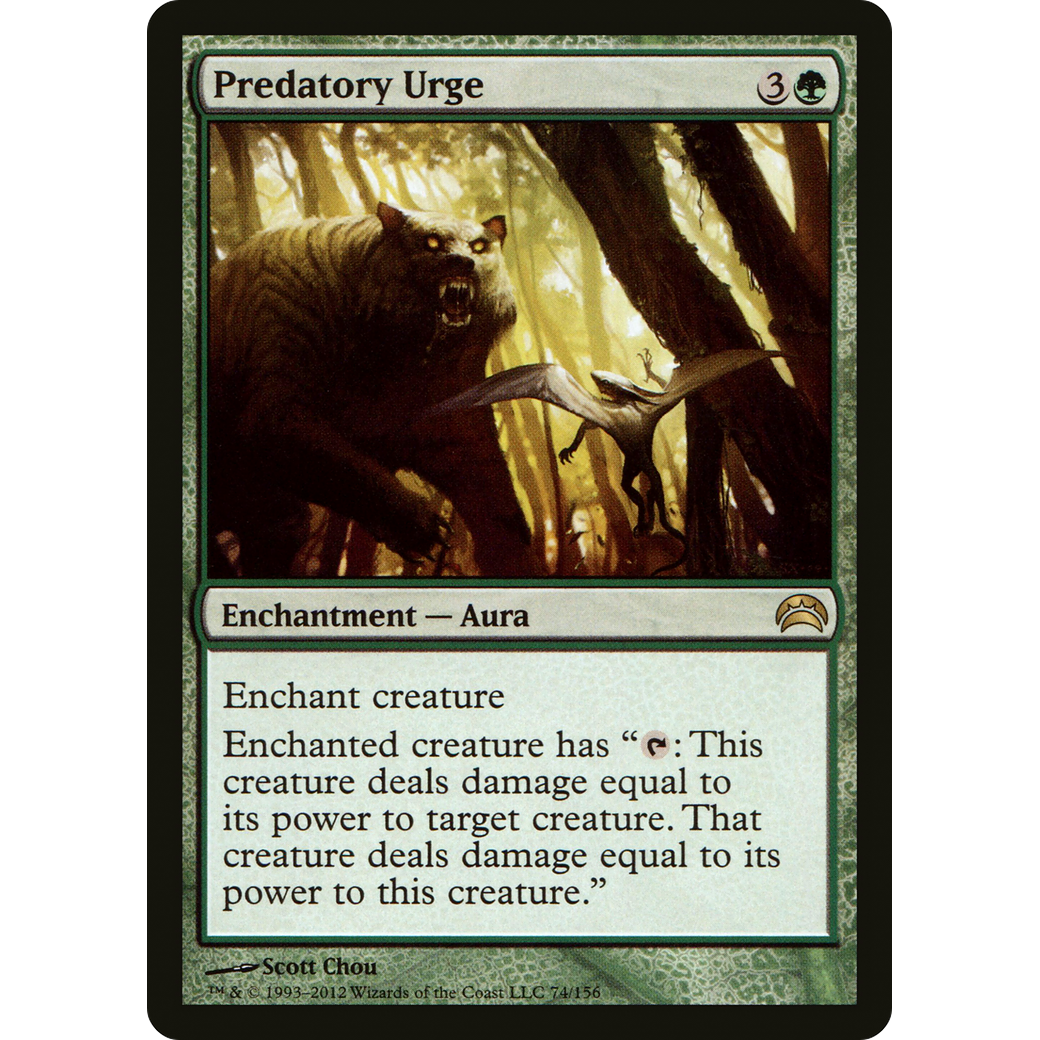 Predatory Urge (PC2-074) - Planechase 2012 Foil