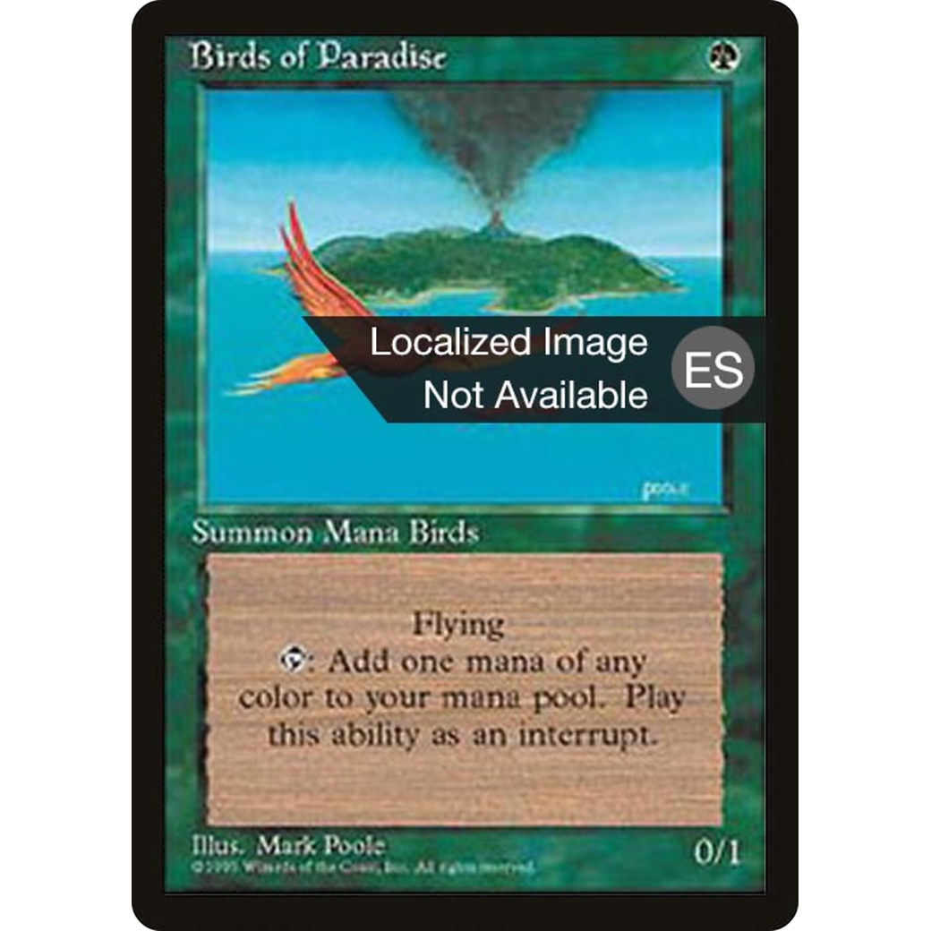 Birds of Paradise (4BB-118) - Fourth Edition Foreign Black Border